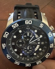 Usado, Invicta 19252 I-Force relógio masculino aço inoxidável com pulseira preta de silicone comprar usado  Enviando para Brazil