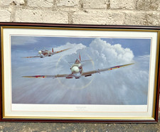 Spitfire aviation print for sale  WARE