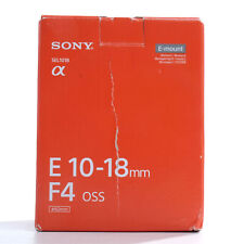 4 18mm oss lens e 10 f sony for sale  Malden