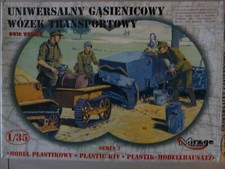 Używany, Maquette WWII 1/35 Mirage Hobby Ref 35216 Uniwersalny Gasienicowy Wozek Transpor na sprzedaż  Wysyłka do Poland