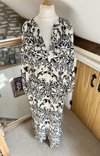 Ecru print kaftan for sale  BRISTOL
