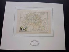 Gravure couleur carte d'occasion  Lunéville