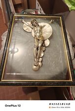 Crocifisso argento scultura usato  Italia