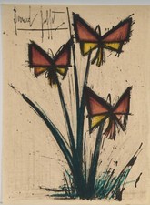 Bernhard Buffet /Lithografie /verso bezeichnet Pensees/ im Stein signiert comprar usado  Enviando para Brazil