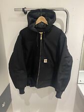 Carhartt black hooded for sale  SHEFFIELD