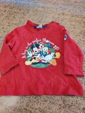 Maglia neonato rossa usato  Decollatura