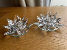 Pair glitzy crystal for sale  TORQUAY
