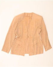 Jaqueta Blazer Feminina VINTAGE Reino Unido 14 Grande Bege CT06 comprar usado  Enviando para Brazil