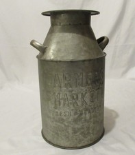 Lata de creme de leite galvanizado aparência vintage laticínios decoração rústica primitiva comprar usado  Enviando para Brazil