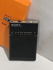 Receptor de rádio portátil Sony vintage super fino AM-MW ICR-07+caixa+caixa comprar usado  Enviando para Brazil