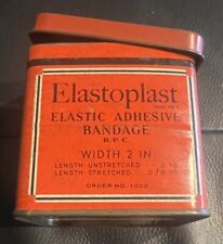 Bandagem adesiva elástica Elastoplast estanho médico largura BPC 5,08cm 2,7m vintage comprar usado  Enviando para Brazil