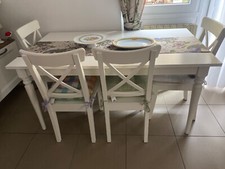 Tavolo allungabile bianco usato  Roma