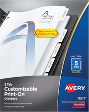 Avery tab print for sale  Jacksonville