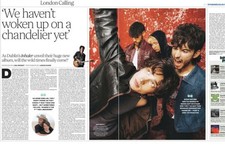 Inhaler Rock Band Elijah Hewson Interview New Album UK Newspaper Clipping Feb comprar usado  Enviando para Brazil