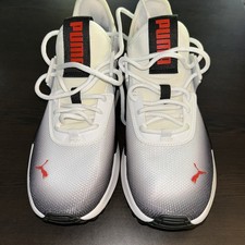 Tênis esportivo Puma Pacer 23 masculino corrida desbotada tamanho 6.5 branco EUA, usado comprar usado  Enviando para Brazil