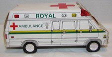 Publicidade de ambulância de papelão vintage Royal Paper Box Co.  comprar usado  Enviando para Brazil