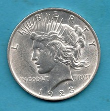 1923 silver peace for sale  PORTSMOUTH