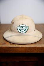 Capacete vintage Johnson elétrico motor de popa barco pith safári chapéu duro selva comprar usado  Enviando para Brazil