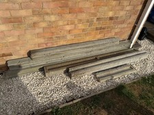 Concrete slotted fence for sale  EVESHAM
