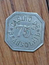 Jeton casino beausoleil d'occasion  Paris XVIII