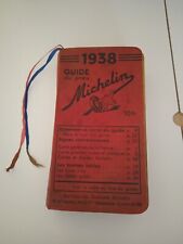 Guide michelin 1938 d'occasion  Paris XIX