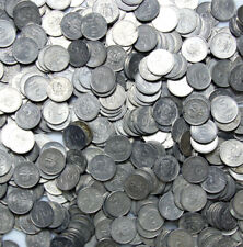 Używany, Polska PRL - 100 sztuk monet 5 groszy 1958-1972 aluminiowy zbiór LOT na sprzedaż  PL