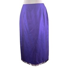 Saia Longa Feminina Old Money Preppy Iridescente Roxa Seda Bainha Frisada 10 por Clio comprar usado Saia Longa Feminina Old Money Preppy Iridescente Roxa Seda Bainha Frisada 10 por Clio comprar usado  Enviando para Brazil