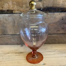 Vintage pink glass for sale  SEAHAM