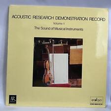 Acoustic Research Demonstration Record 1, Sound of Musical Instruments 12" Vinyl comprar usado  Enviando para Brazil