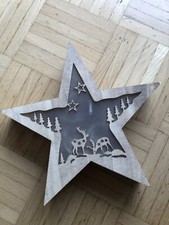 Holzstern leuchtend zum gebraucht kaufen  Jena