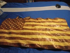 Patriotic wooden flag for sale  Erlanger