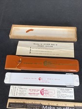 Usado, 2 réguas deslizantes calculadora estimadora de volume de concreto vintage ACU-MATH SHERMAN TOMASSO comprar usado  Enviando para Brazil