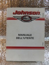 Manuale fuoribordo johnson usato  Catania