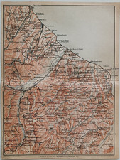 Carta geografica vintage usato  Staranzano