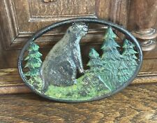 Rebite de metal francês ferro fundido marmota metal vintage pintado à mão Gopher comprar usado  Enviando para Brazil