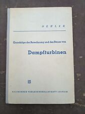 Altes buch dampfturbinen gebraucht kaufen  Deutschland