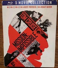 Mission: Impossible 5 Movie Collection (Blu-ray, 2008) 5-Disc Set -  VERY GOOD comprar usado  Enviando para Brazil