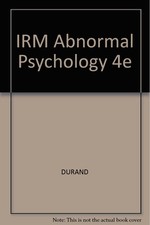 Irm abnormal psychology d'occasion  Expédié en Belgium
