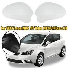 Capas espelhadas brancas de substituição para SEAT Leon MK2 Exeo 3R Lbiza MK4 6J 2008-2017 comprar usado  Enviando para Brazil