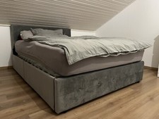 Bett grau gebraucht kaufen  Leichlingen (Rheinland)