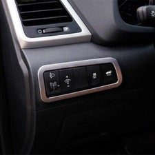 Para Hyundai Tucson 2016-21 prata farol botão interruptor painel tampa acabamento decoração comprar usado  Enviando para Brazil