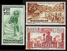 Französisch madagascar 1942 gebraucht kaufen  Großpösna