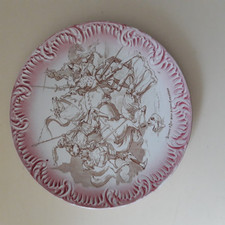 Assiette parlante céramique d'occasion  Bruyères-et-Montbérault