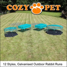 Rabbit run galvanised for sale  NORWICH