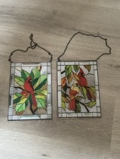 Stained glassware cardinal for sale  Two Rivers