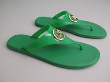 Sandálias tanga Michael Kors verde Lillie Jelly feminina tamanho 11 logotipo MK comprar usado  Enviando para Brazil