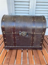 Baule legno rivestito usato  Caivano