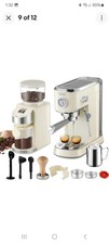 Conjunto de máquina de café expresso Gevi Pro 20 barras com moedor de rebarba varinha a vapor e acessórios comprar usado  Enviando para Brazil