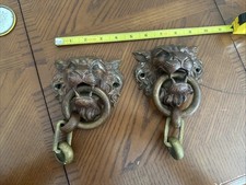 vintage lion head door knocker for sale  Harrison