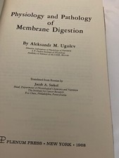 1968 Physiology and Pathology of Membrane Digestion Aleksandr M Ugolev Hardcover comprar usado  Enviando para Brazil